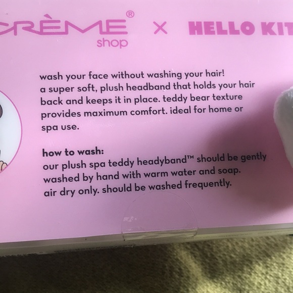 🎀✨🆕Crème Shop x Hello Kitty Limited Edition Bing’d Out Plush Spa Headband!BNIB - Picture 8 of 10
